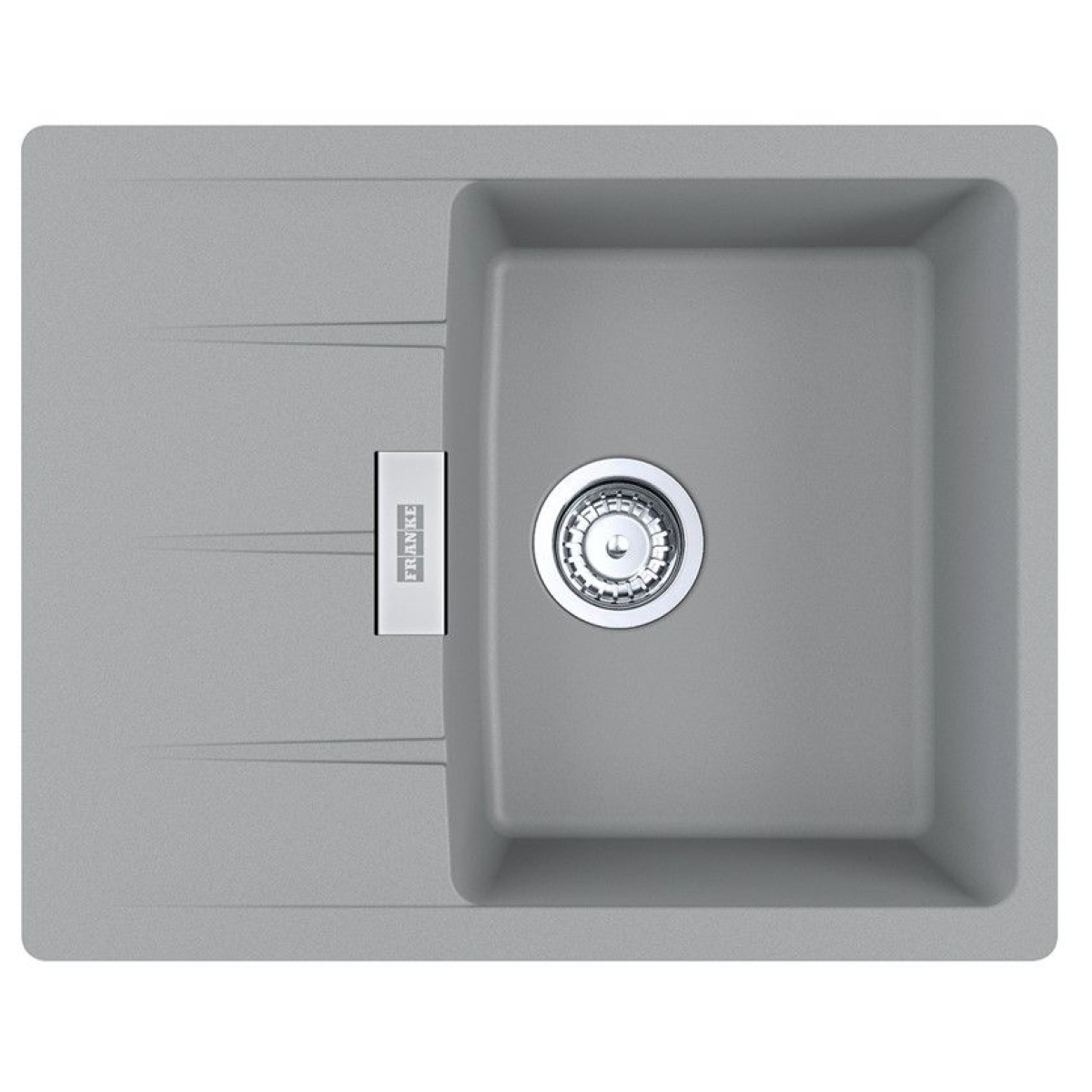 Franke CNG611-62 花崗岩 單昇盆 (岩灰色)